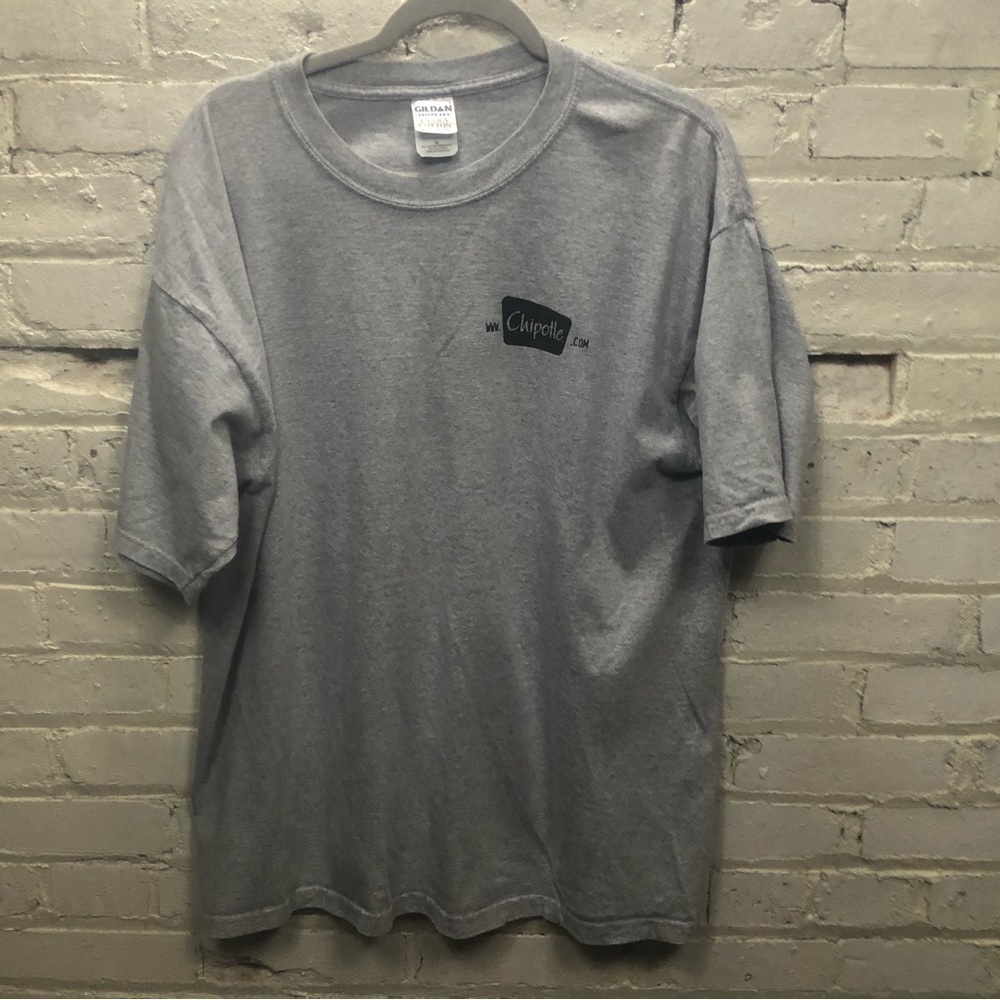Chipotle‎ Gray Graphic T-Shirt size extra large